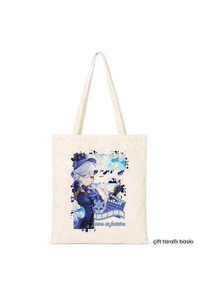 Define Moyas Genshin Impact Furina Double-Sided Printed Shoulder Bag 35X40 cm