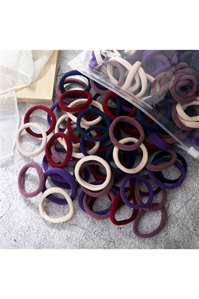 Choice12 8 50pcs 50pcs/set Packing Women Girls Hair Bands Simple Solid Colors...