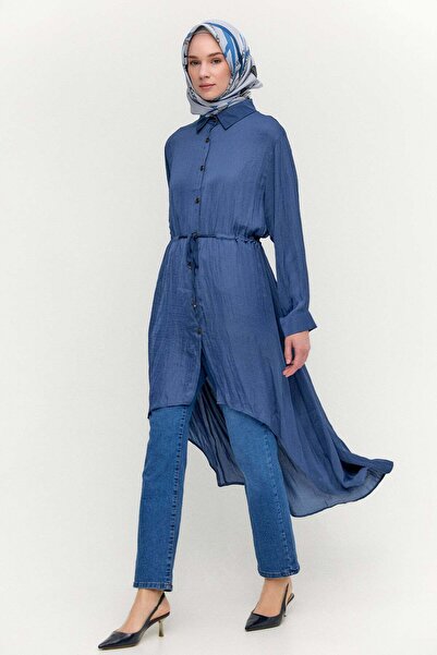 Setrms Kuşaklı Düğmeli Oversize Tunik