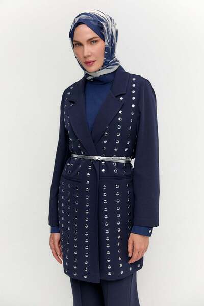 Setrms Metal Taşlı Blazer Ceket