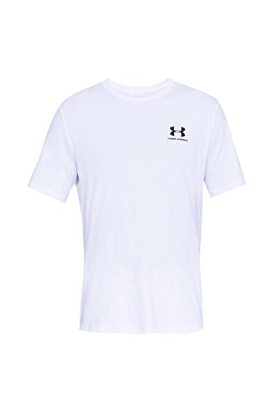 Under Armour Bílé pánské tričko Sportstyle Left Chest 1326799 -100