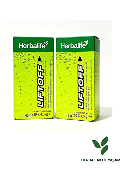 Herbalife LIFTOFF 2'Lİ FIRSAT LİMON AROMALI TAKVİYE EDİCİ GIDA