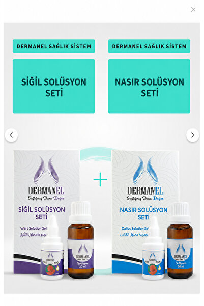 Dermanel Nasır Solüsyon Seti Siğil Solüsyon Seti