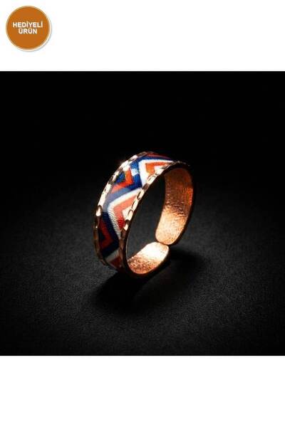 Erol Bakır 100% handmade copper | copper navy red kilim patterned adjustable ...