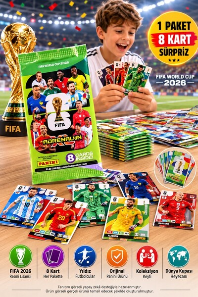 TOYFEST World Cup Fifa 2026 Panini Adrenalyn XL Collection Card Booster