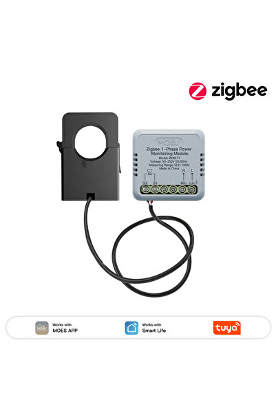 Choice MOES Electric Energy Moni MOES Tuya Zigbee Smart 1-Phase Energy Power ...