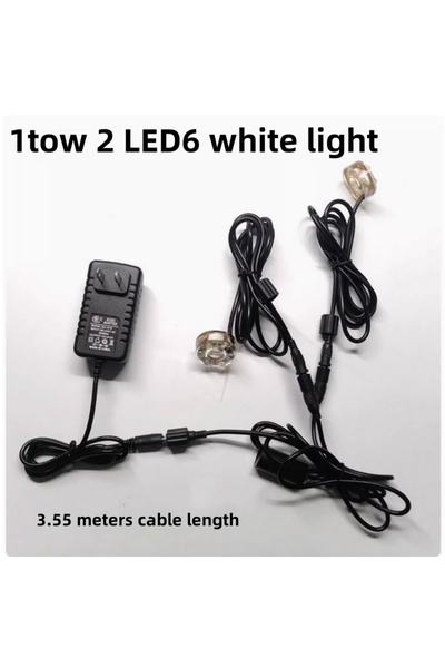Choice 2 in1 White lights Underwater Lights 6-LED Light Ring for Fountain Fis...