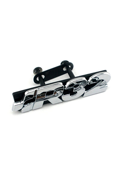 Choice1 Silve Golf R32 Chrome Front Grille Badge Emblem GOLF TDI R 3.2L V6 Re...