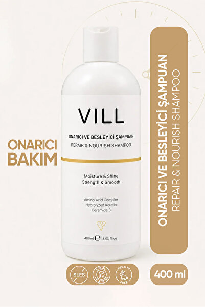 Vill Hidrolize Keratin, 13 Amino Asit Kompleksi ve Ceramide 3 İçeren Onarıcı ...