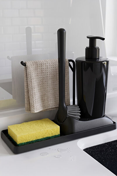 ATA HOME Armona Yumuşak Silikon Fırçalı Tezgah Üstü Mutfak Banyo Sıvı Sabunlu...
