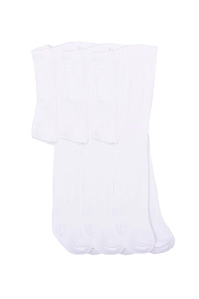 Generic Brand 3 Pack Baby Girl/Boy White Pantyhose
