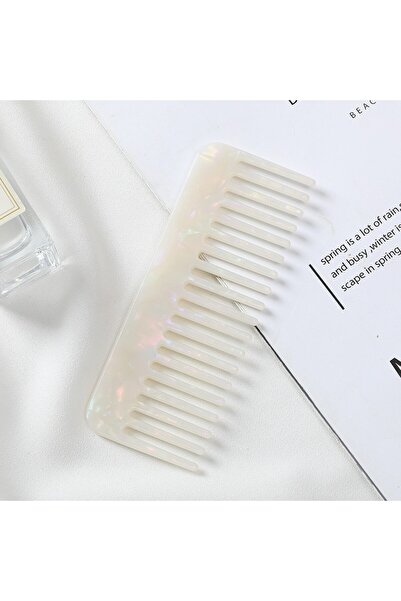 Choice D Wide Teeth Acetate Hair Combs Anti-static Hair Comb Portable Makeup ...