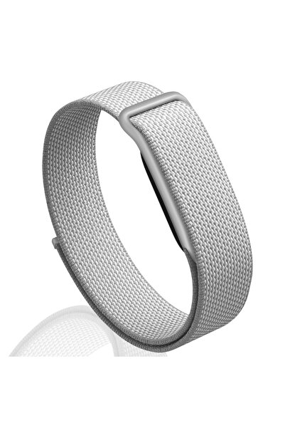 Choice3 Light gray Sport Nylon Braided Watch Strap for Google Replacement Str...