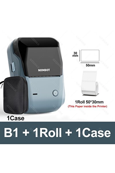Choice3 B1 إضافة 1 لفة حالة Niimbot B1 طابعة حرارية صغيرة محمولة ذاتية اللصق ...