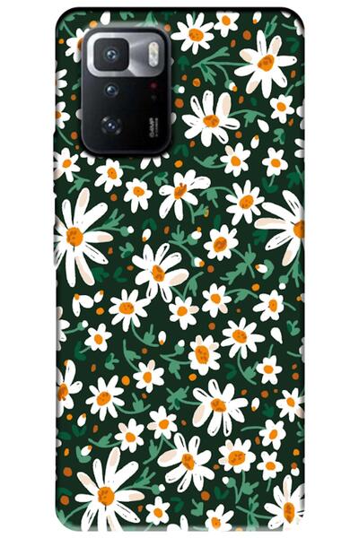 Zebana Xiaomi Poco X3 Gt Compatible Case Spring Flowers Printed Silicone Case...