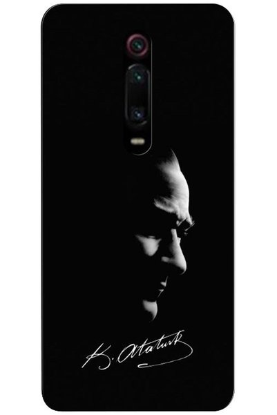 Zebana Xiaomi Mi 9t Compatible Case Mustafa Kemal Atatürk Black Silicone Case...