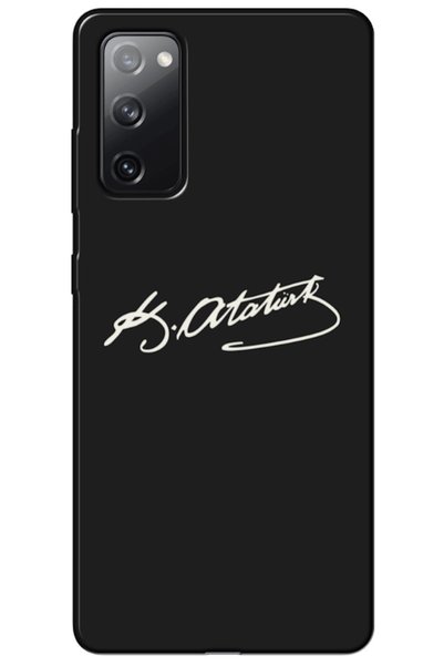 Zebana Samsung Galaxy S20 Fe Compatible Case Atatürk Signature Silicone Case ...