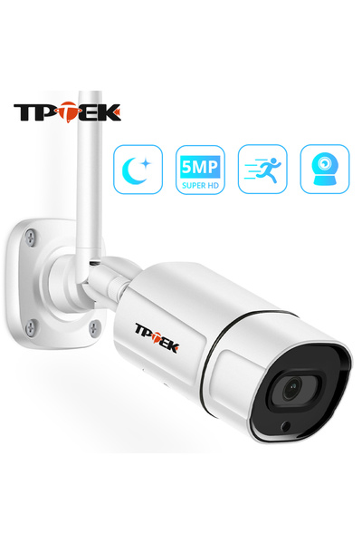 Choice EU Plug 5MP No TF Card TPTEK 5MP IP Camera WiFi Surveillance Video Out...