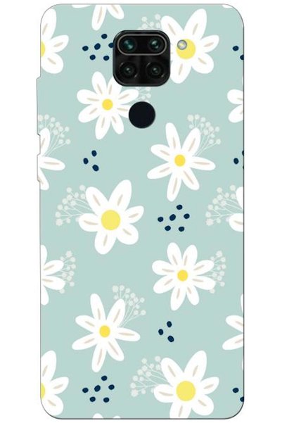 Zebana Xiaomi Redmi Note 9 Compatible Case Spring Flowers 10 Silicone Case (P...