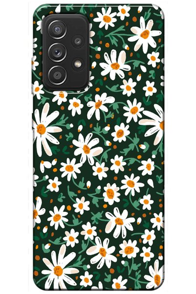 Zebana Samsung Galaxy A72 5g Compatible Case Spring Flowers 4 Silicone Case (...