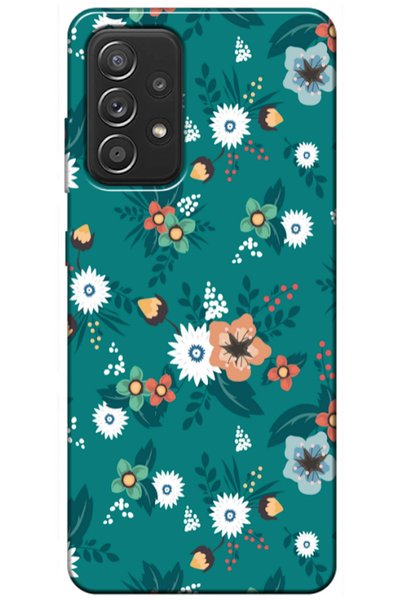 Zebana Samsung Galaxy A72 5g Compatible Case Spring Flowers Printed Silicone ...