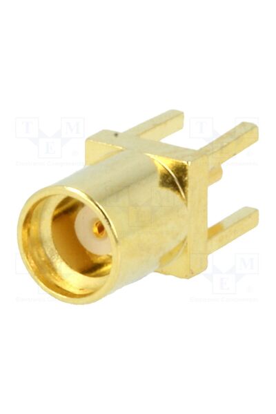 OEM Conector MMCX NINIGI MMCX-10, soclu, mamă, drept, THT, aurit