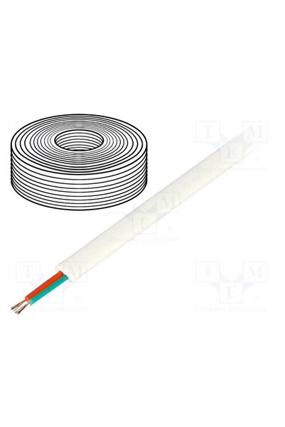 OEM Cablu telecomunicaţii BQ CABLE TEL-0030-100/WH, 2x28AWG, litat, alb, -20÷...