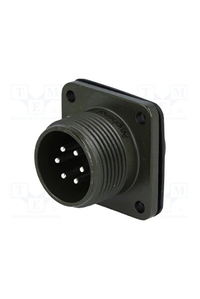OEM Conector circular AMPHENOL DS3102A14S-6P, soclu, PIN 6, tată, lipire, MS/...