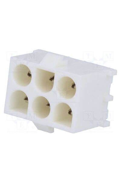 OEM Conector cablu-placă TE Connectivity 350711-1, soclu, tată, PIN 6, Univer...