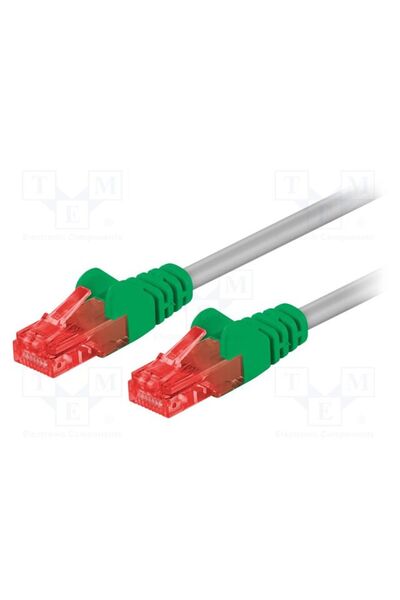 OEM Patch cord GOOBAY U/UTP6-CCA-CR-010, U/UTP, Cat 6, RJ45 mufă,din ambele p...