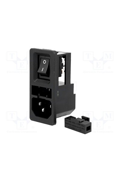 OEM Conector alimentare AC SCHURTER 4304.6064, soclu, tată, 10A, 250VAC, C14 ...