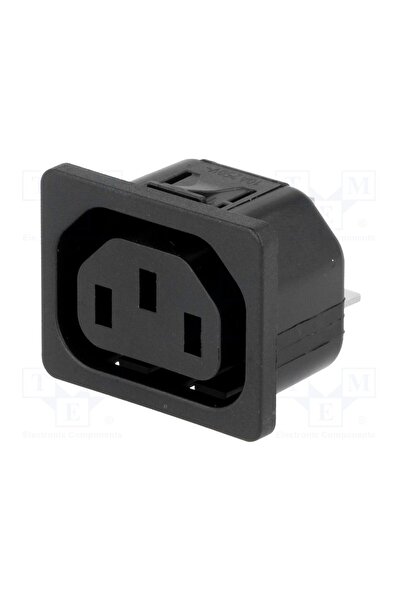 OEM Conector alimentare AC SCHURTER 6600.4315, soclu, mamă, 10A, 250VAC, C13 ...