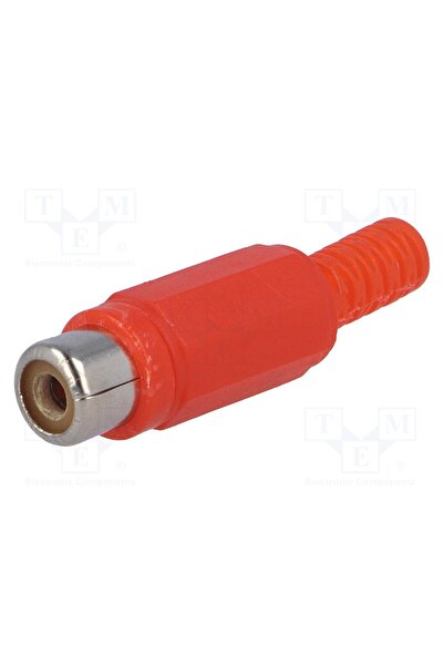 OEM Conector RCA VANGUARD CC-106R, mufă, mamă, cu manşon, drept, lipire, roşu...