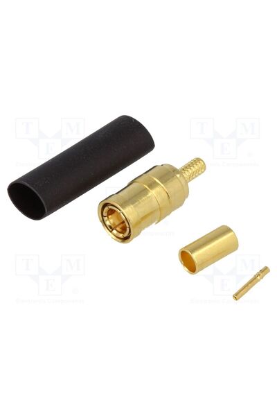 OEM Conector SMB AMPHENOL RF SMB6121A13G550, mufă, mamă, drept, 50Ω, crimpat,...