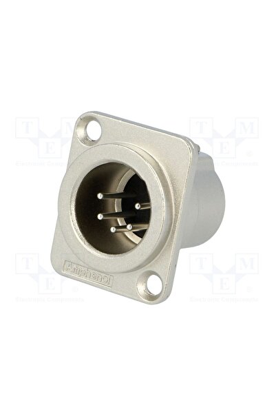 OEM Conector XLR AMPHENOL AC5MDZ, soclu, tată, AC, 7,5A, 133V, PIN 5, IP40, d...