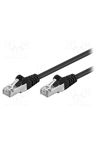OEM Patch cord GOOBAY F/UTP5-CCA-005BK, F/UTP, Cat 5e, RJ45 mufă,din ambele p...