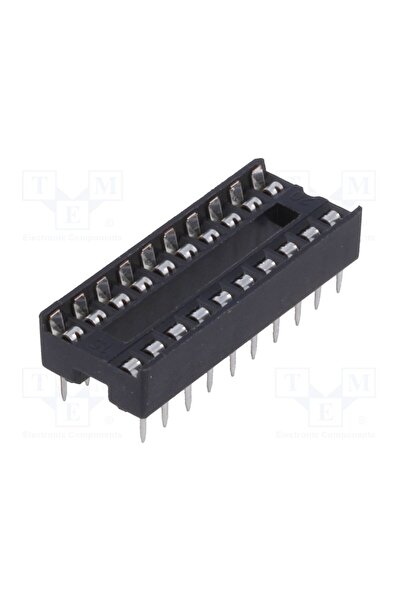 OEM Soclu circuite integrate CONNFLY ICVT-20P, DIP20, 7,62mm, THT, Pas 2,54mm...