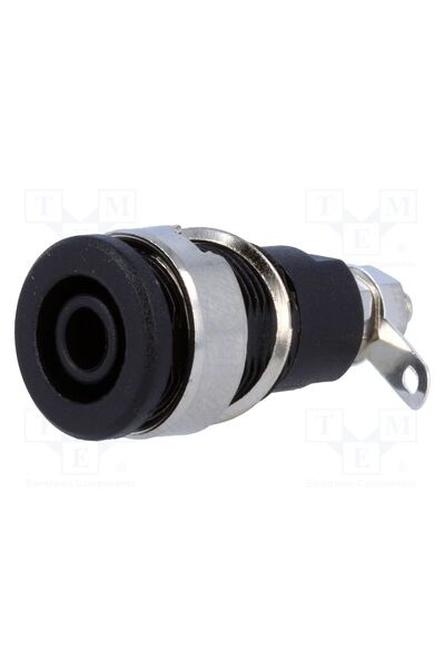 OEM Conector de laborator banană 4mm AXIOMET BS-324-LS-B, soclu, 32A, neagră,...