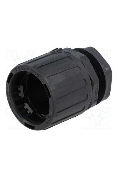 OEM Conectori finali drepţi HELLERMANNTYTON HG21-S-M20-PA66-BK, Filet metrică...