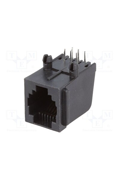 OEM Conector RJ12 NINIGI RJ12G-PCB, soclu, PIN 6, aurit, 6p6c, THT, în unghi ...