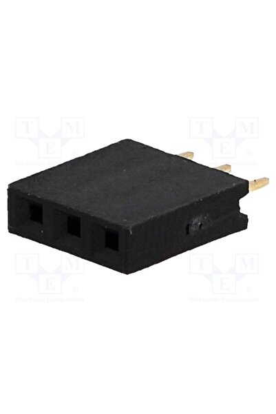 OEM Conector şiruri pini CONNFLY ZL262-3SG, soclu, mamă, PIN 3, THT, drept, 3...