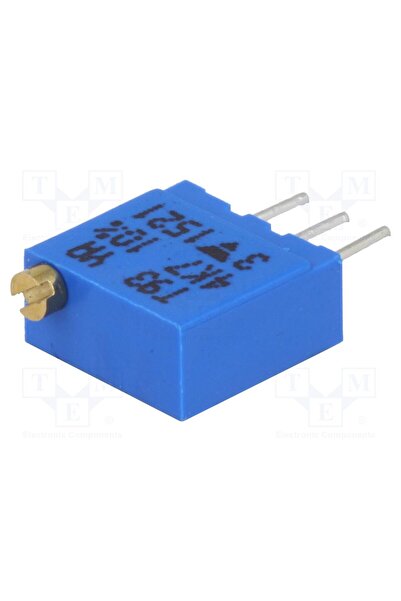 OEM Potenţiometru de montare VISHAY T93YA4K7, 4,7kΩ, bobinat, 500mW, THT, ±10...
