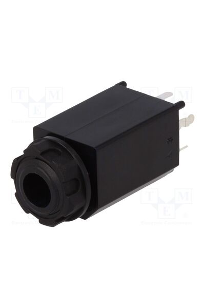 OEM Conector Jack 6,3mm CLIFF CL11061, soclu, mamă, stereo,cu întrerupător dublu