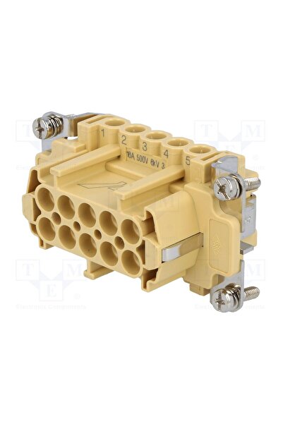 OEM Conector HDC ILME JCNEF10, mamă, JEI, PIN 10, 16A, 500V, 10+PE, dimensiun...