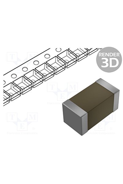 OEM Condensator ceramic YAGEO CC1206JRNPO9331, MLCC, 330pF, 50V, C0G (NP0), ±...