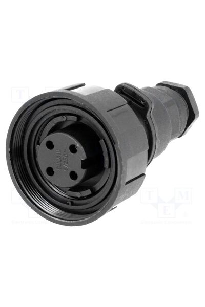 OEM Conector circular BULGIN PX0748/S, mufă, mamă, PIN 4, 10A, 250V, IP68, UL...