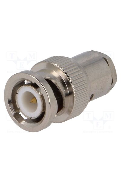 OEM Conector BNC YIZN BNC-142, mufă, tată, drept, 75Ω, lipire,răsucire (clamp)