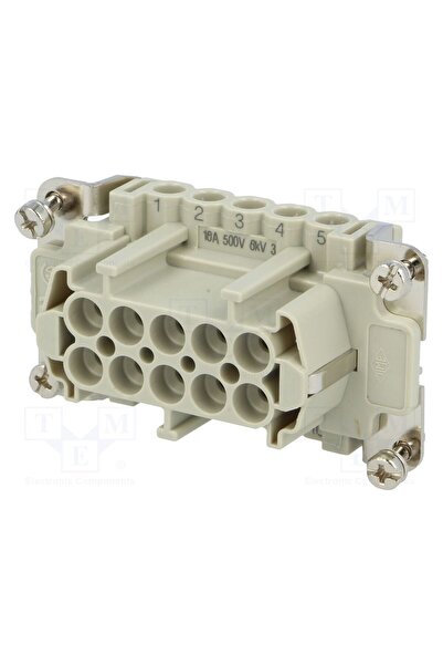 OEM Conector HDC ILME CNEF10T, mamă, CNE, PIN 10, 16A, 500V, 10+PE, dimensiun...