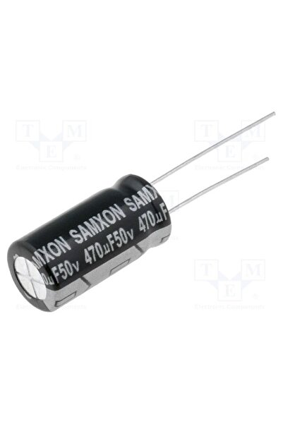 OEM Condensator electrolitic SAMXON GT470/50, ESR redus, THT, 470uF, 50VDC, Ø...