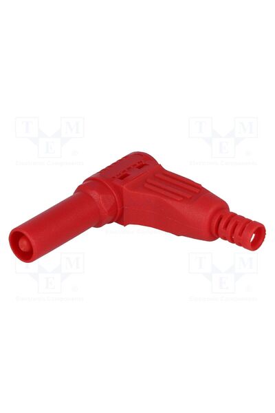 OEM Conector de laborator banană 4mm AXIOMET BAP-100-R, mufă, 32A, roşie, 40m...
